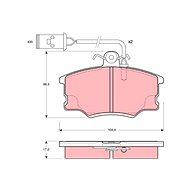 TRW Brake Pads GDB1054 - Brake Pads