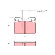 TRW Brake Pads GDB1075 - Brake Pads