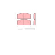 TRW Brake Pads GDB108 - Brake Pads