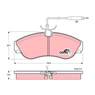 TRW Brzdové destičky GDB1106 - Brake Pads
