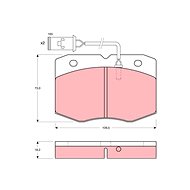 TRW Brake Pads GDB1111 - Brake Pads