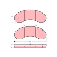 TRW Brake Pads GDB1114 - Brake Pads