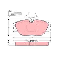 TRW Brzdové destičky GDB1117 - Brake Pads