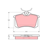 TRW Brake Pads GDB1121 - Brake Pads