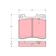 TRW Brake Pads GDB1122 - Brake Pads