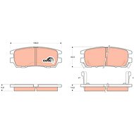 TRW Brzdové destičky GDB1127 - Brake Pads
