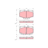 TRW Brake Pads GDB1133 - Brake Pads