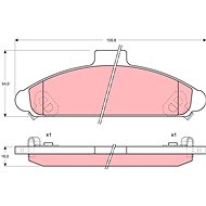 TRW Brake Pads GDB1136 - Brake Pads