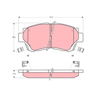 TRW Brake Pads GDB1142 - Brake Pads