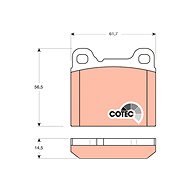 TRW Brzdové destičky GDB1160 - Brake Pads