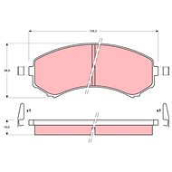 TRW Brzdové destičky GDB1176 - Brake Pads