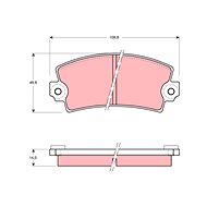 TRW Brake Pads GDB118 - Brake Pads