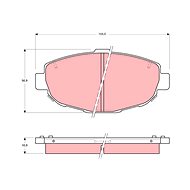TRW Brake Pads GDB1184 - Brake Pads