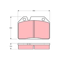 TRW Brake Pads GDB119 - Brake Pads