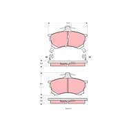TRW Brake Pads GDB1197 - Brake Pads
