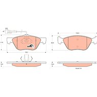 TRW Brake Pads GDB1212 - Brake Pads