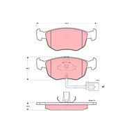 TRW Brake Pads GDB1213 - Brake Pads