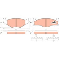 TRW Brzdové destičky GDB1219 - Brake Pads