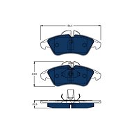 TRW Brzdové destičky GDB1220BTE - Brake Pads