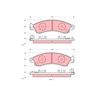 TRW Brzdové destičky GDB1226 - Brake Pads
