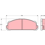 TRW Brake Pads GDB123 - Brake Pads