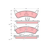 TRW Brake Pads GDB1238 - Brake Pads