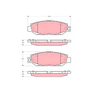 TRW Brake Pads GDB1240 - Brake Pads