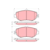 TRW Brake Pads GDB1241 - Brake Pads