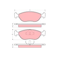 TRW Brake Pads GDB1246 - Brake Pads