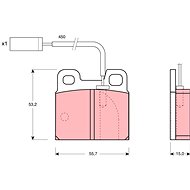 TRW Brake Pads GDB1250 - Brake Pads