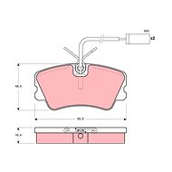 TRW Brzdové destičky GDB1251 - Brake Pads