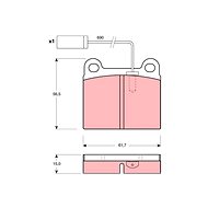 TRW Brake Pads GDB1252 - Brake Pads