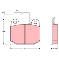 TRW Brake Pads GDB1253 - Brake Pads