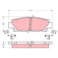 TRW Brake Pads GDB1257 - Brake Pads