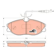 TRW Brake Pads GDB1259 - Brake Pads