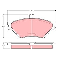TRW Brake Pads GDB1268 - Brake Pads