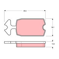 TRW Brake Pads GDB127 - Brake Pads