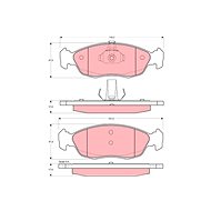 TRW Brake Pads GDB1278 - Brake Pads