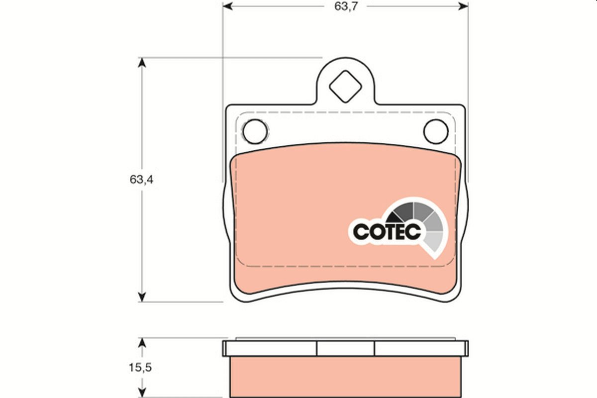 TRW Brake Pads GDB1283 - Brake Pads