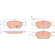 TRW Brake Pads GDB1290 - Brake Pads