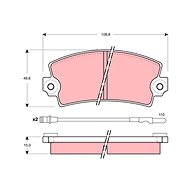 TRW Brake Pads GDB1303 - Brake Pads