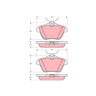 TRW Brake Pads GDB1315 - Brake Pads