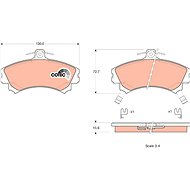 TRW Brake Pads GDB1317 - Brake Pads