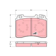 TRW Brake Pads GDB1318 - Brake Pads