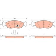 TRW Brzdové destičky GDB1322 - Brake Pads