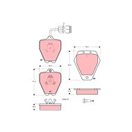 TRW Brake Pads GDB1329 - Brake Pads