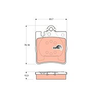 TRW Brake Pads GDB1334 - Brake Pads
