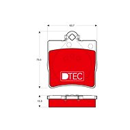 TRW Brzdové destičky GDB1335DTE - Brake Pads