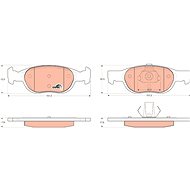 TRW Brake Pads GDB1339 - Brake Pads