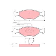TRW Brake Pads GDB1347 - Brake Pads